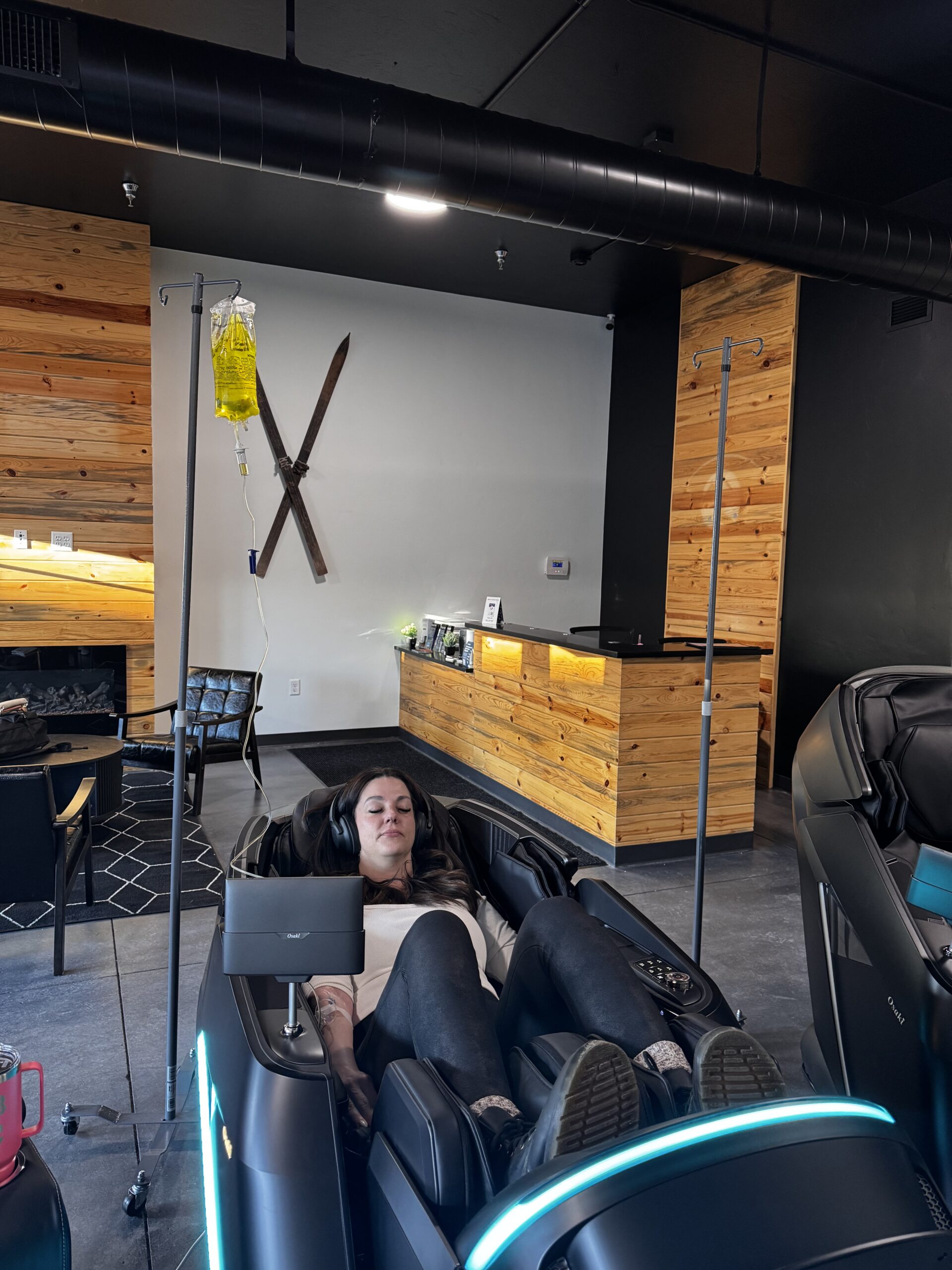 The IV infusion lounge at Peak HRT in Silverthorne